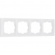 Рамка на 4 поста Werkel Snabb basic белый W0042001 4690389161414