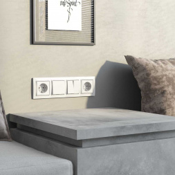 Рамка на 4 поста Werkel Snabb basic белый W0042001 4690389161414