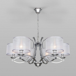 Подвесная люстра Eurosvet Fabiola 60124/6 хром Smart
