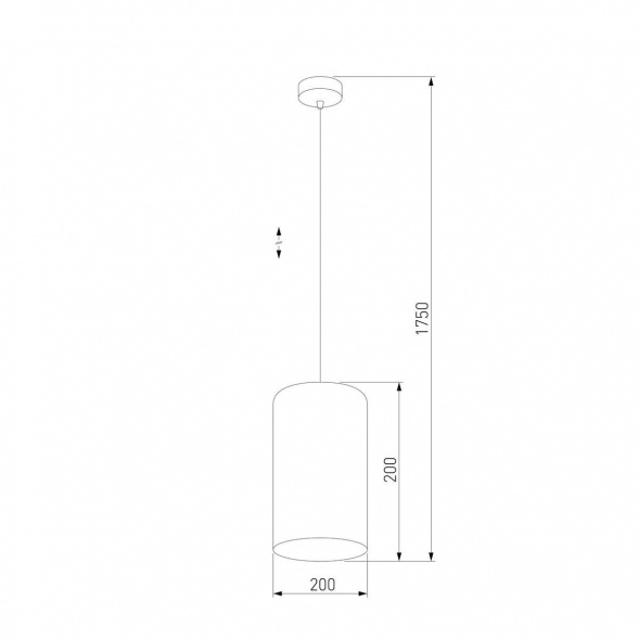 Подвесной светильник TK Lighting 6174 Tercino Blue