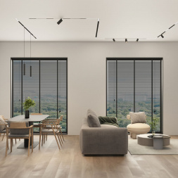 Трековый светодиодный светильник Denkirs Simple Linear DK8214-BK