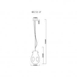 Подвесной светильник MyFar Eye MR1710-1P