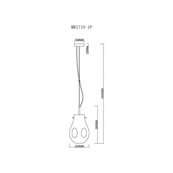 Подвесной светильник MyFar Eye MR1710-1P
