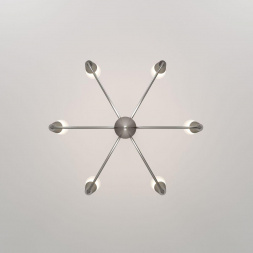 Подвесная люстра Eurosvet Rhyton 60167/6 никель