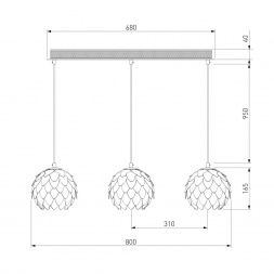 Подвесной светильник Bogates 304/3