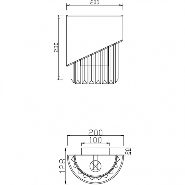 Настенный светильник Freya Eclipse FR5170WL-01N