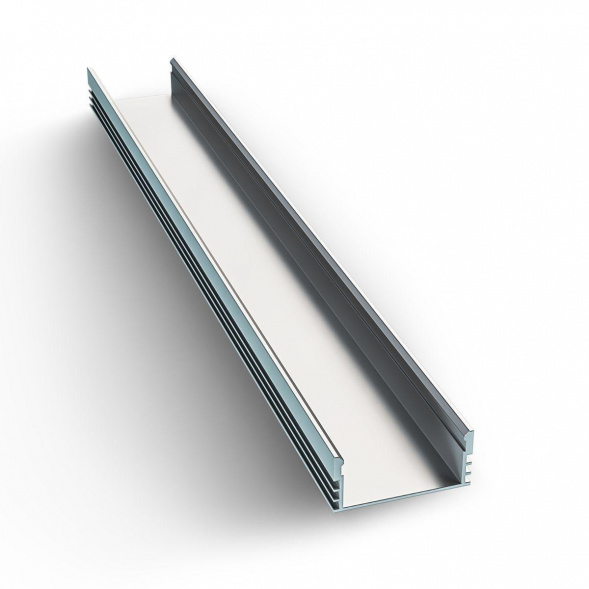 Профиль накладной серебро 2м. Apeyron 08-10-01