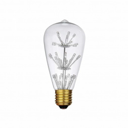 Лампа светодиодная филаментная Loft IT E27 3W прозрачная ST64-47LED