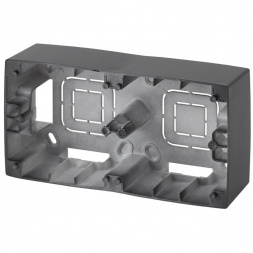 Коробка для накладного монтажа 2-постовая ЭРА 12 12-6102-05 Б0043174