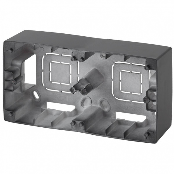 Коробка для накладного монтажа 2-постовая ЭРА 12 12-6102-05 Б0043174