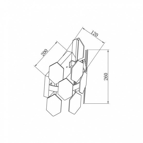 Бра Vele Luce Polaris VL4153W01