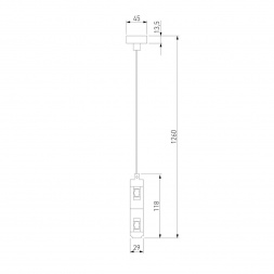 Набор для подвеса двойной Elektrostandard Esthetic Magnetic 85156/00 a065440