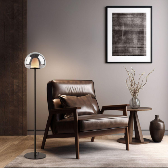 Торшер Eurosvet Twice 90327/1 черный