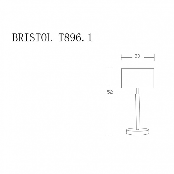 Настольная лампа Lucia Tucci Bristol T896.1
