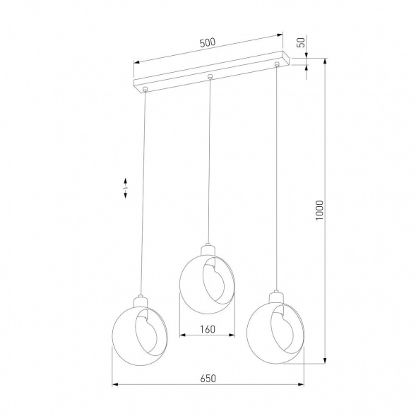 Подвесной светильник TK Lighting 2743 Cyklop