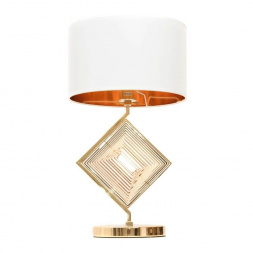 Настольная лампа Lumina Deco Fabi LDT 5529 F.GD+WT
