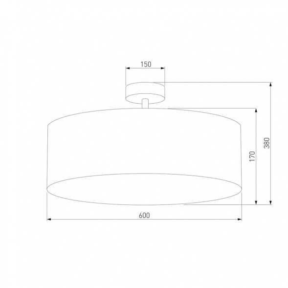 Потолочный светильник TK Lighting 4239 Rondo Graphite