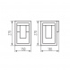 Садовый настенный светильник Kanlux VIMO EL 27 SE-B 34982