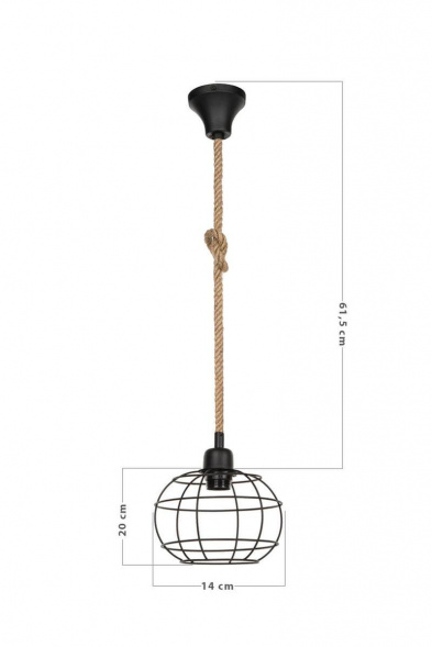 Подвесной светильник Toplight Adella TL1600H-01BK