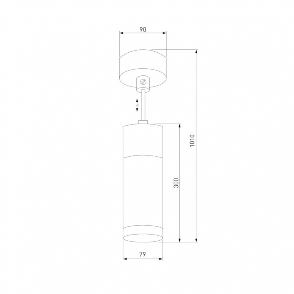 Подвесной светильник Eurosvet 50135/1 LED хром/белый