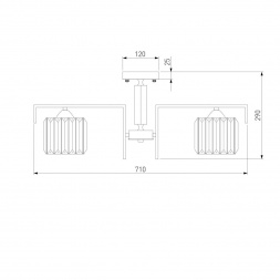 Потолочная люстра Eurosvet April 10126/5 золото/прозрачный хрусталь Strotskis Smart