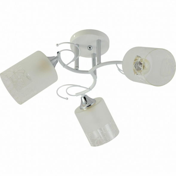 Потолочная люстра Reluce 11314-0.3-03 WH+CR