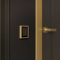 Рамка Werkel Baguette на 1 пост черный/латунь W0012852 4690389185779