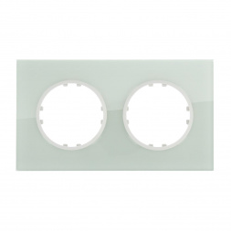 Рамка LK Studio 2-постовая квадрат из натурального светлого стекла Vintage 884211-1