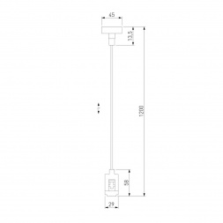 Подвесной комплект с вводом питания Elektrostandard Esthetic Magnetic 85154/00 a065438