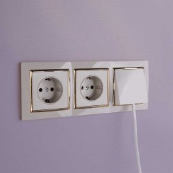 Вывод кабеля Werkel слоновая кость W1150203 4690389155680