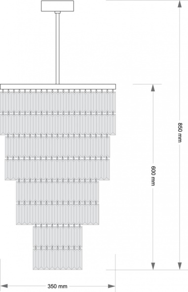 Потолочная люстра KUTEK ELLINI ELL-ZW-10(BN)350/II