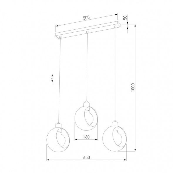 Подвесной светильник TK Lighting 2753 Cyklop