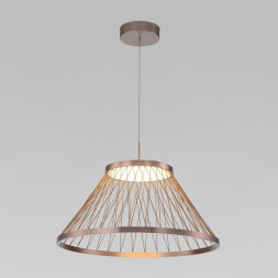 Подвесной светодиодный светильник Eurosvet Cesta 40017/1 LED коричневый