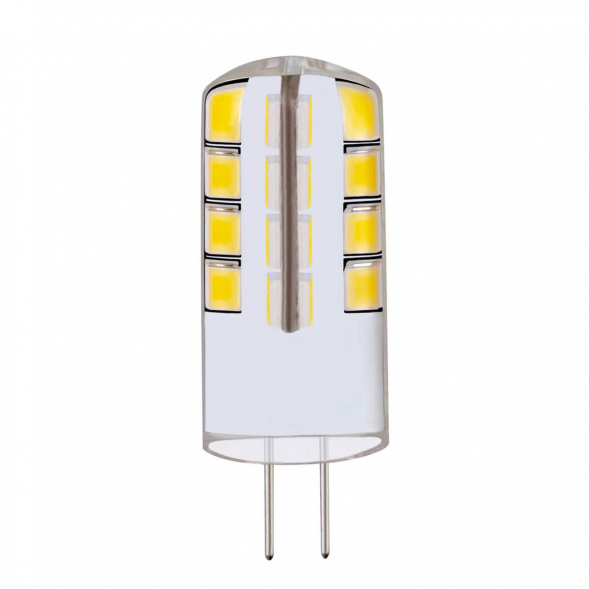 Лампа светодиодная REV JC G4 2,5W 3000K теплый свет 220V колба 32437 9
