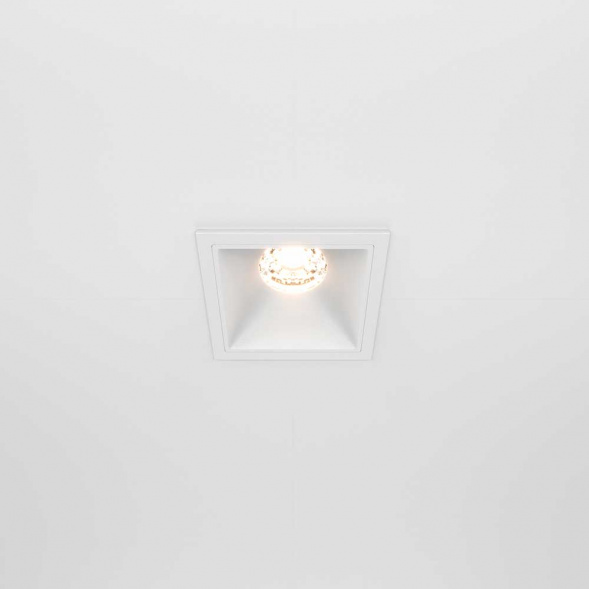 Встраиваемый светильник Maytoni Alfa LED DL043-01-10W3K-SQ-W