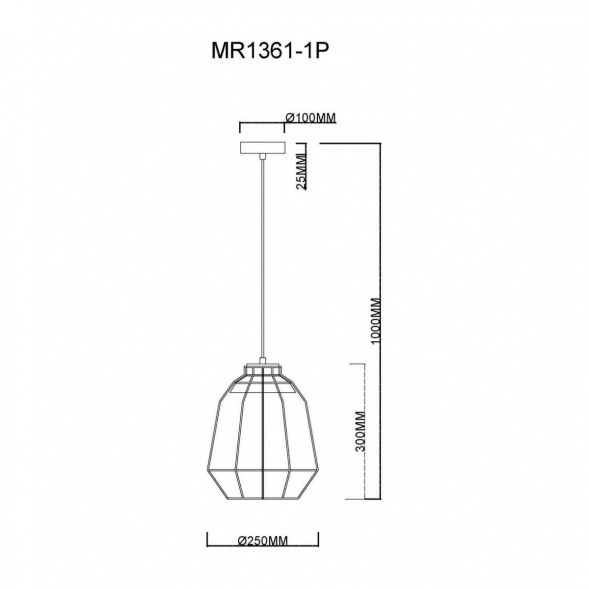 Подвесной светильник MyFar Hill MR1361-1P