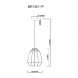 Подвесной светильник MyFar Hill MR1361-1P