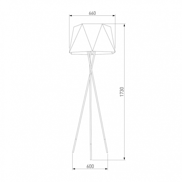 Торшер TK Lighting 3110 Ivo