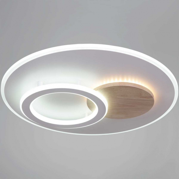 Светильник потолочный Reluce 08000-0.5-450 WH+WOOD