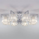 Потолочная люстра Eurosvet April 10126/8 хром/прозрачный хрусталь Strotskis Smart