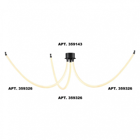 Подвесной светодиодный светильник Novotech Ramo Konst 359326