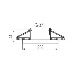 Точечный светильник Kanlux Elnis 27800