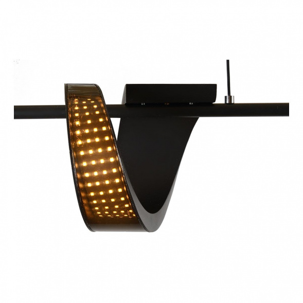 Подвесная светодиодная люстра iLedex Fomo X154448 BK