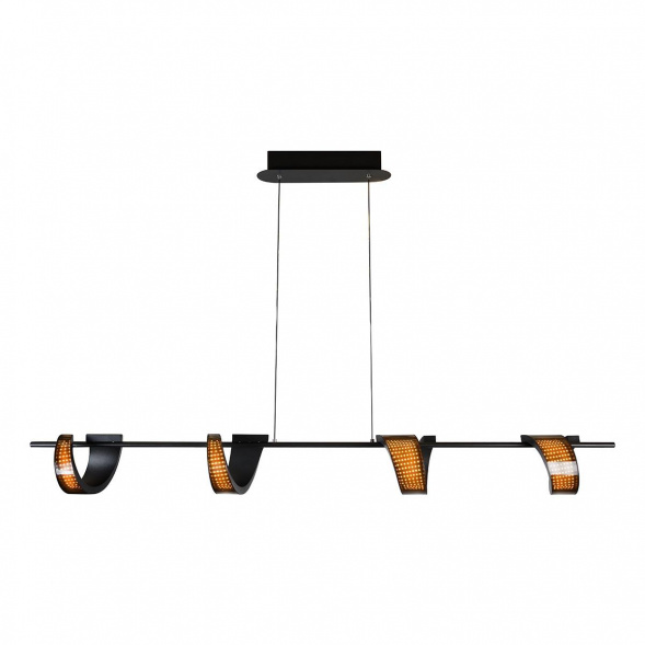 Подвесная светодиодная люстра iLedex Fomo X154448 BK