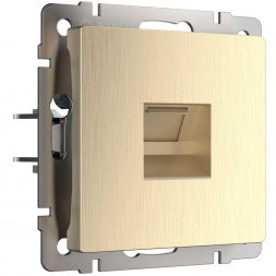 Розетка Ethernet RJ-45 Werkel шампань рифленый W1181010 4690389160608