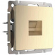 Розетка Ethernet RJ-45 Werkel шампань рифленый W1181010 4690389160608