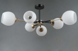 Люстра Illumico IL0715-6CSQ-24 BK GD LIBRA