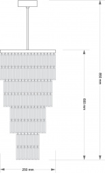 Потолочная люстра KUTEK ELLINI ELL-ZW-10(Z)250/II