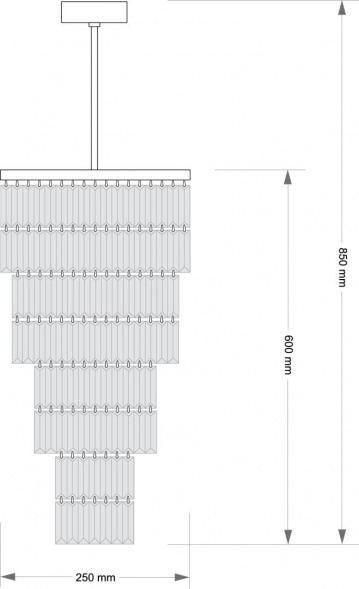 Потолочная люстра KUTEK ELLINI ELL-ZW-10(Z)250/II