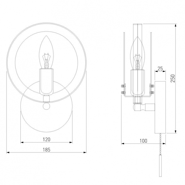 Бра Eurosvet Gallo 70121/1 белый